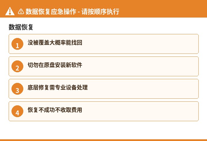 数据恢复数据恢复流程示意图