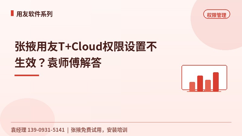 张掖用友T+Cloud权限设置不生效？袁师傅解答