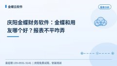 庆阳金蝶和用友哪个好？报表不平怎么办