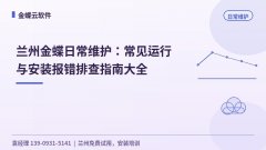 兰州金蝶常见运行与安装报错排查指南
